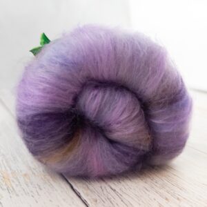 Lila batt - 50 g - merino, bambusz
