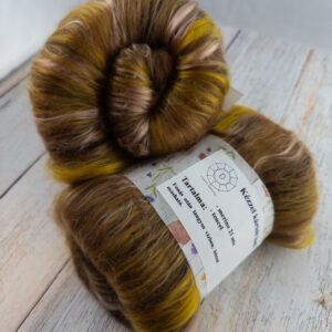 Barna batt - 50 g - merino, bambusz