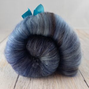 Kék batt - 50 g - merino, bambusz