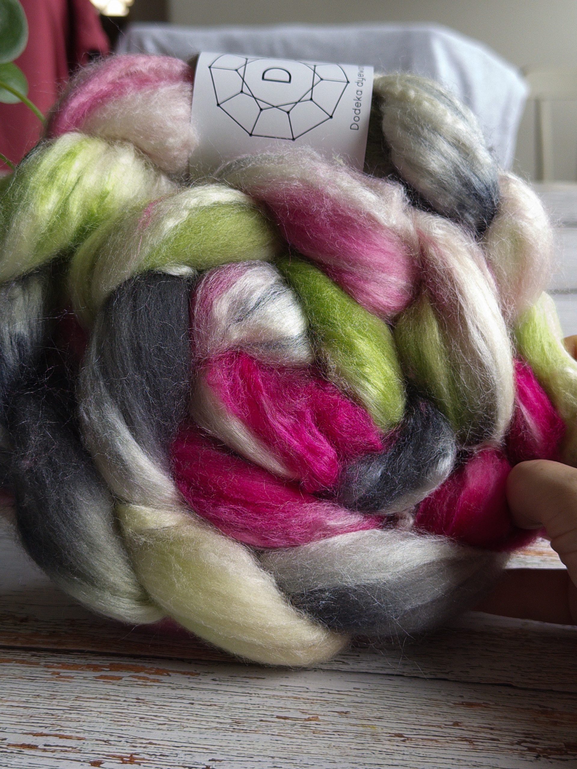 Merino - mulberry selyem szalaggyapjú - Image 3
